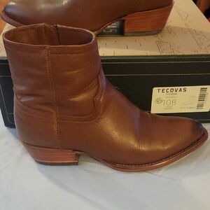 Tecovas Chestnut Leather Western Boots